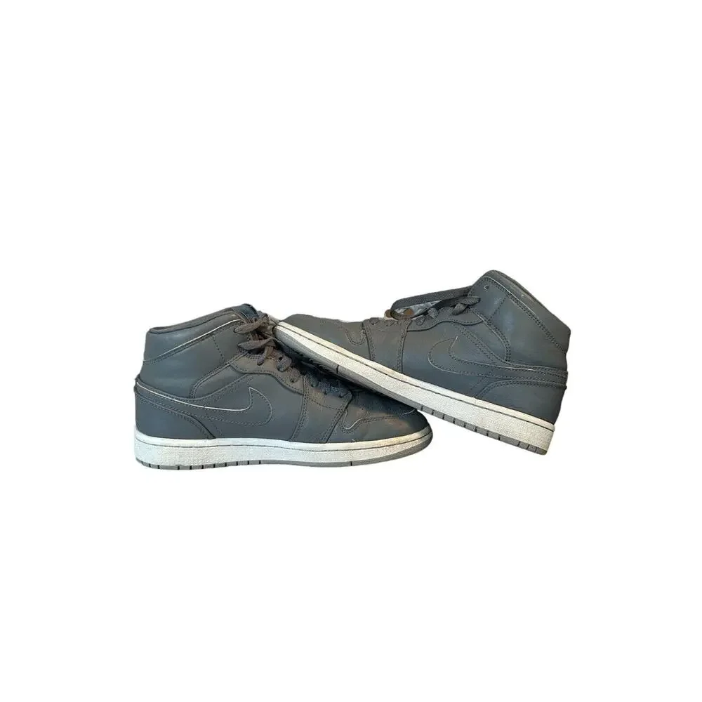 Nike Air Jordan 1 Mid Cool Grey Men's Basketball Shoes-554724-031 (Size 7) - Picture 1 of 10